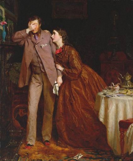 Womans Mission, Companion Of Manhood by George Elgar Hicks, 1863